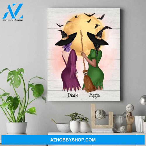 Personalized Halloween Wall Art - Birthday Gift For Sister - Best Gift For Sister