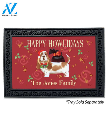 Personalized Happy Howlidays Doormat - 18" x 30"