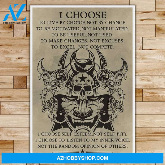 Personalized I Choose - English - Samurai 