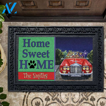 Personalized Jack Russell Terrier Night Rider Doormat - 18" x 30"