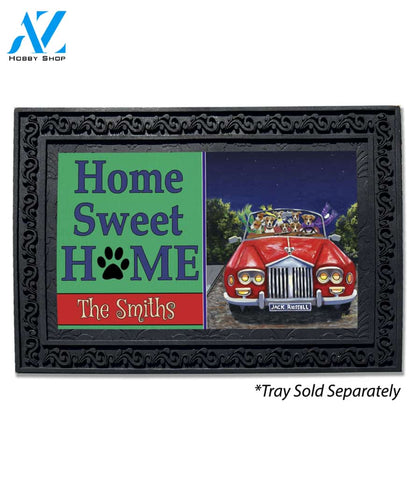 Personalized Jack Russell Terrier Night Rider Doormat - 18" x 30"