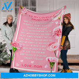 Personalized Letter To My Daughter 004 Fleece Blanket
