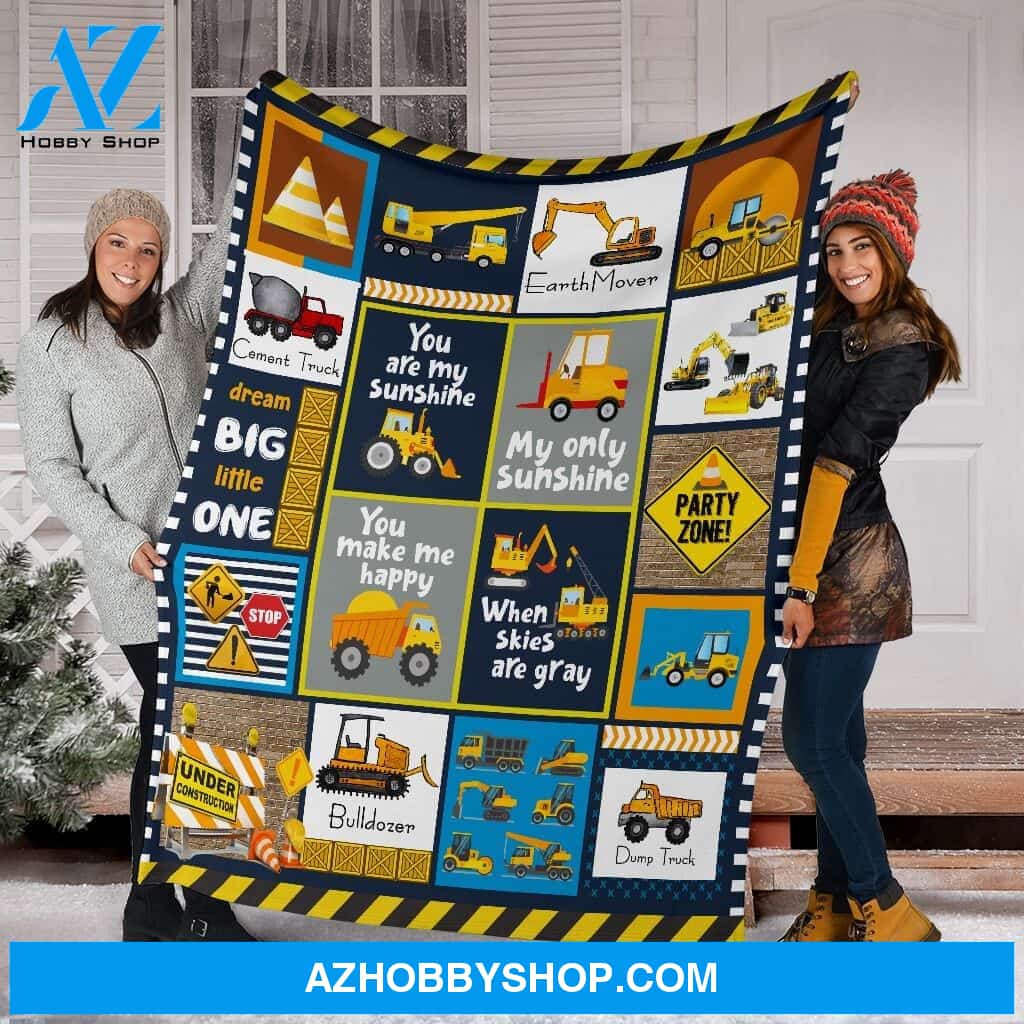 Personalized Letter To My Kids Cute Fleece Blanket