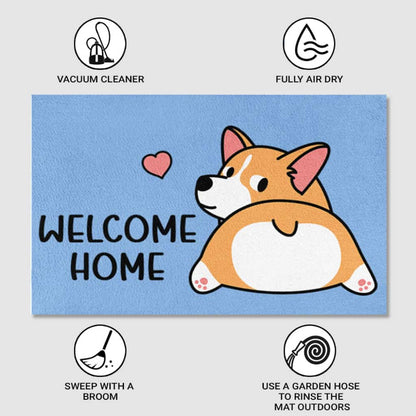 Personalized Love, Laughter &amp;amp; Reining Custom Name Doormat Welcome Mat