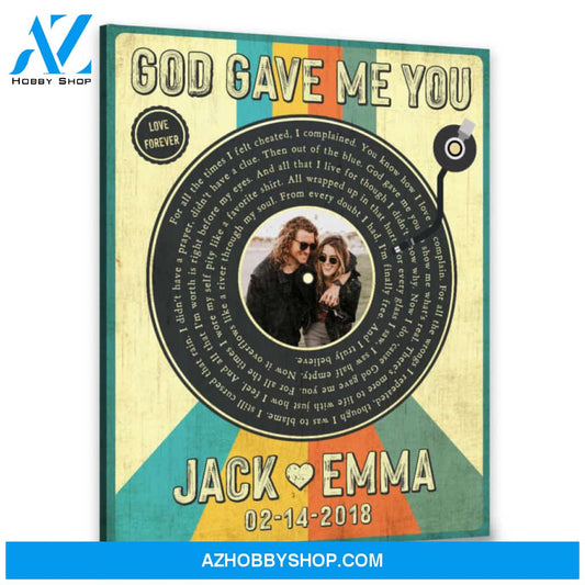 Personalized Lyrics Canvas Wedding Gifts For A Music Lover Ohcanvas