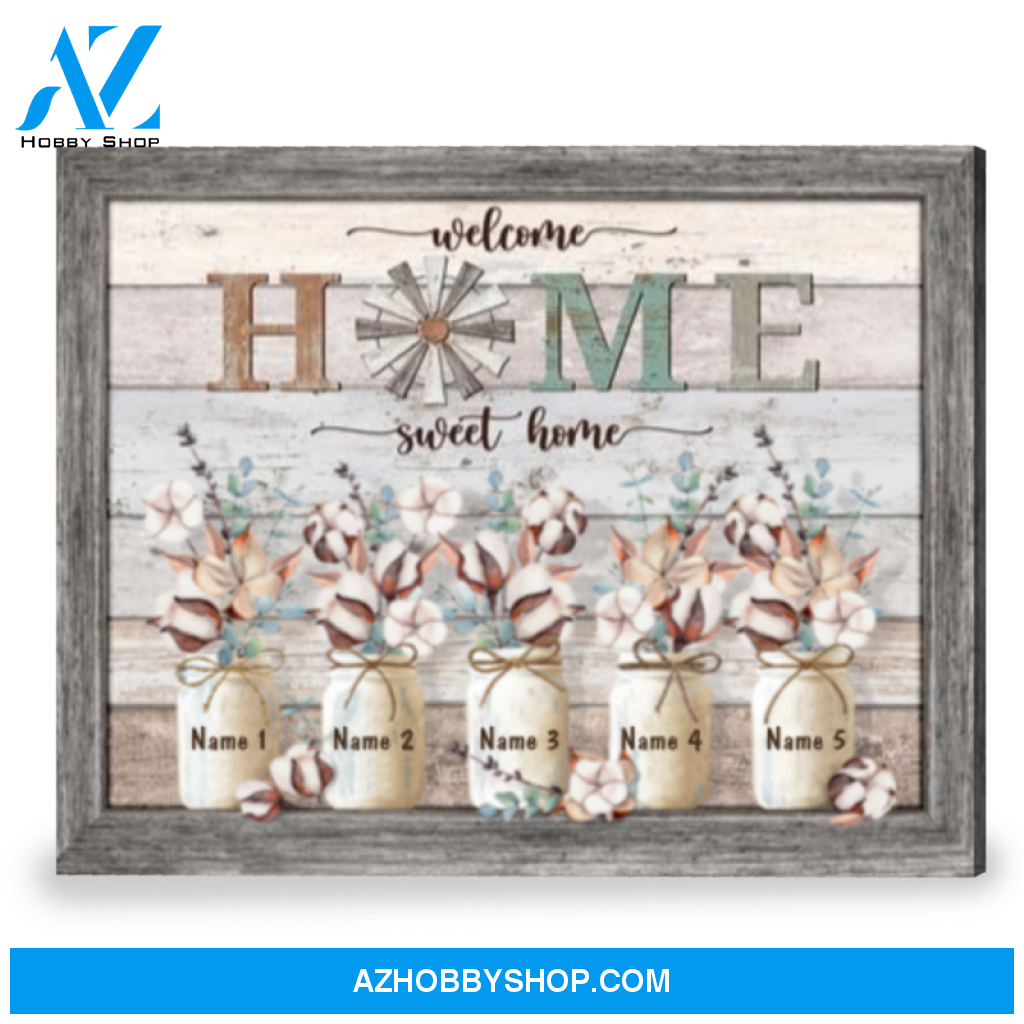 Personalized Modern Farmhouse Wall Art Best Gift For New House Canvas Print