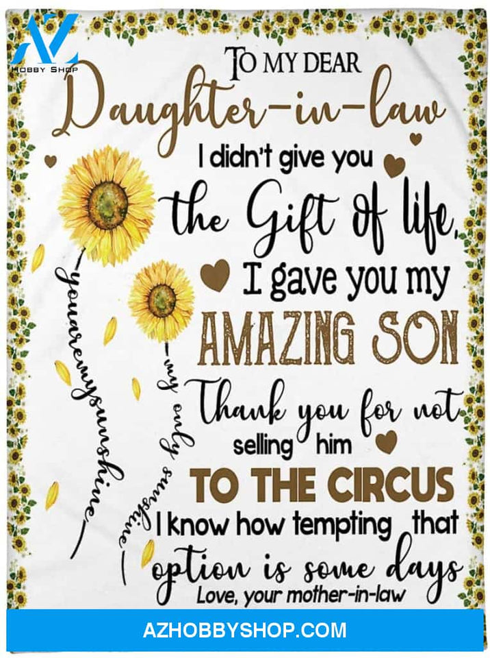 Personalized Mom To Daughter In Law 