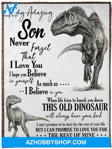 Personalized Mom To Son Fleece Blanket 