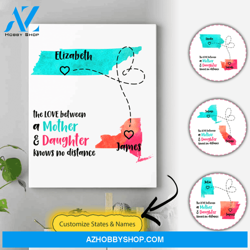 Personalized Mother Canvas - Birthday Gifts For Mum - Best Gifts For Mother In Law