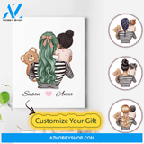 Personalized Mother Canvas - Gifts For Mom On Her Birthday - Birthday Gift For My Daughter