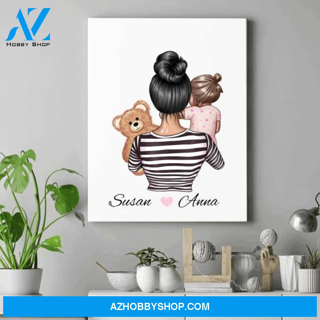 Personalized Mother Canvas - Gifts For Mom On Her Birthday - Birthday Gift For My Daughter