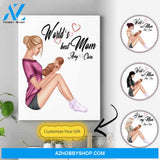 Personalized Mother Day Canvas - First Time Mom Gifts - Happy Mothers Day Gifts