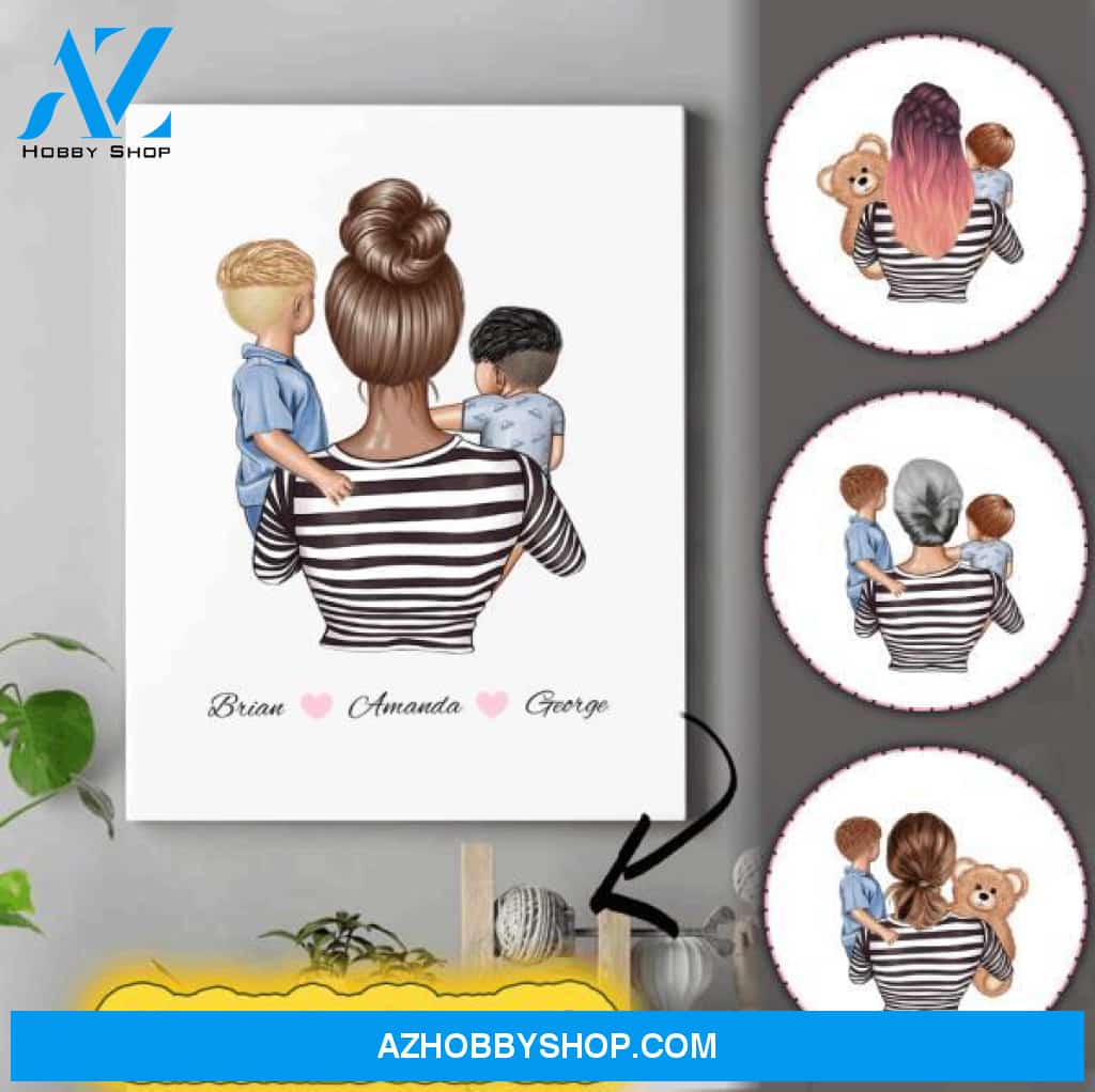 Personalized Mothers Day Canvas - Gift Ideas For Mom - Gifts For New Moms