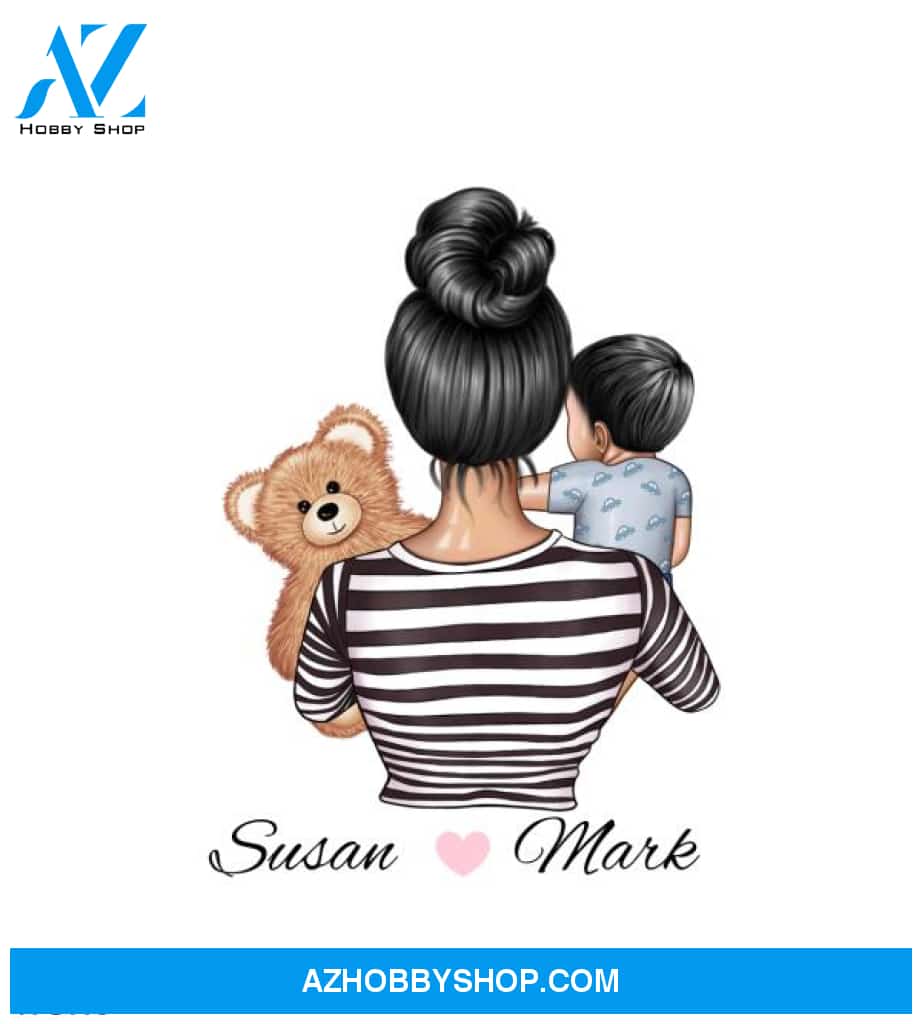 Personalized Mothers Day Canvas - Gift Ideas For Mom - Gifts For New Moms
