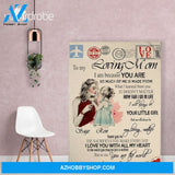 Personalized Mother's Day Gift Custom Canvas Letter From Daughter To My Loving Mom