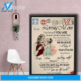 Personalized Mother's Day Gift Custom Canvas Letter From Daughter To My Loving Mom