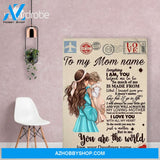 Personalized Mother's Day Gift Custom Canvas Letter From Daughter To My Mom