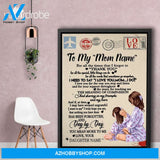 Personalized Mother's Day Gift Custom Canvas Letter From Daughter To My Mom