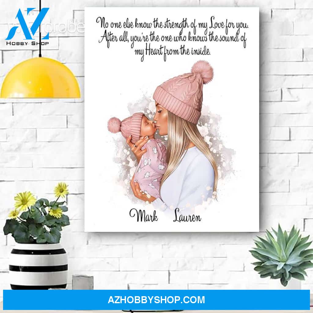 Personalized Mother's Day Gift Custom Name Canvas From Son