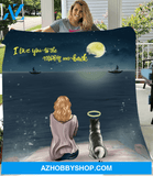 Personalized Mother's Day Gift For Dog Mom - Mom and 1 Dog Personalized Fleece Blanket - Best Friend Fur ever - Gift ideas for dog moms