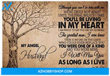 Personalized My Angel Husband Best Birthday Gifts For Husband Posters