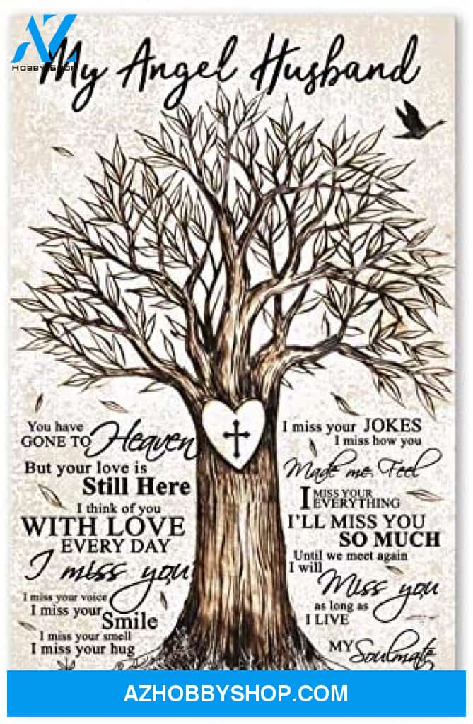 Personalized My Angel Husband Best Husband Gifts For Anniversary Posters