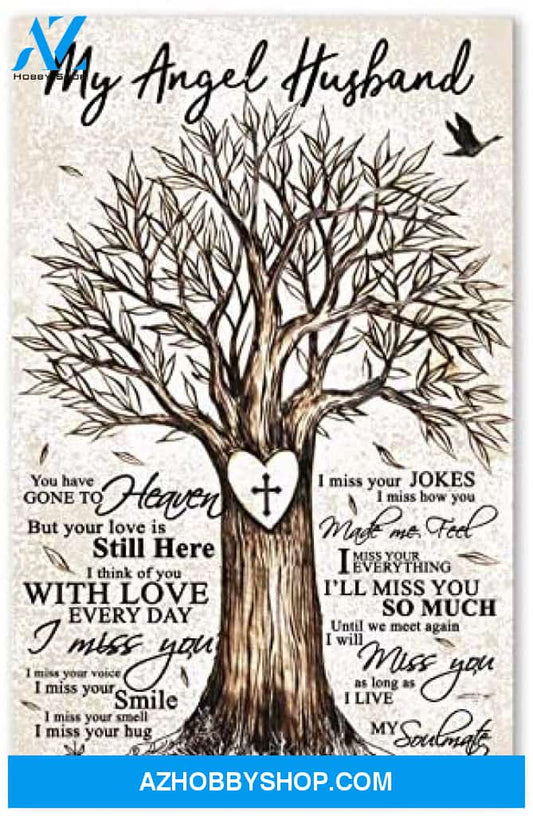 Personalized My Angel Husband Best Husband Gifts For Anniversary Posters