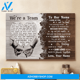 Personalized Name Custom Canvas Destiny Make Us A Couple - Best Gift For Wife Hot Christmas Gifts 2021