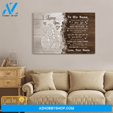 Personalized Name Custom Canvas I Choose You - Best Gift For Husband From Wife Hot Christmas Gifts 2021