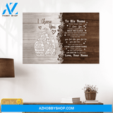 Personalized Name Custom Canvas I Choose You - Best Gift For Husband From Wife Hot Christmas Gifts 2021