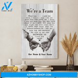 Personalized Name Custom Canvas When I Say Love - Mean I Love You More - Gift For Couple Christmas Gifts 2021