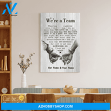 Personalized Name Custom Canvas When I Say Love - Mean I Love You More - Gift For Couple Christmas Gifts 2021