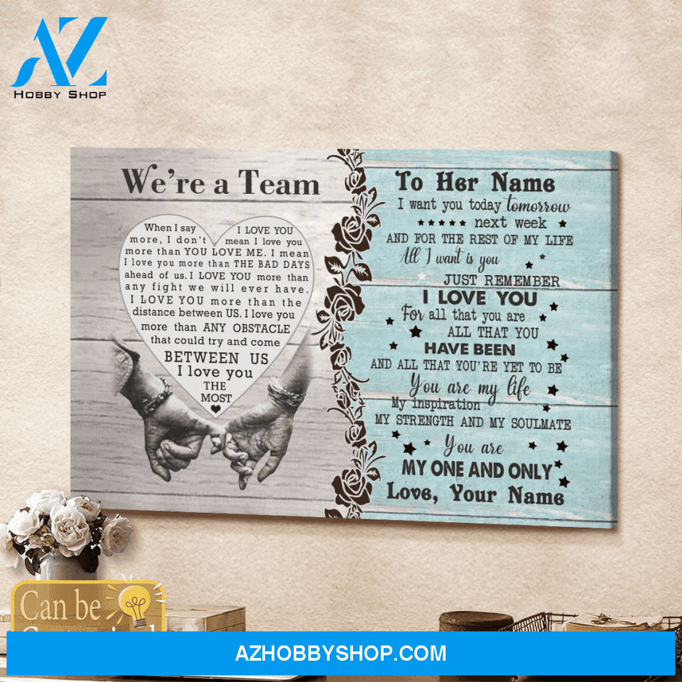 Personalized Name Custom Canvas You Are My Life - Best Gift For Wife From Husband Hot Christmas Gifts 2021