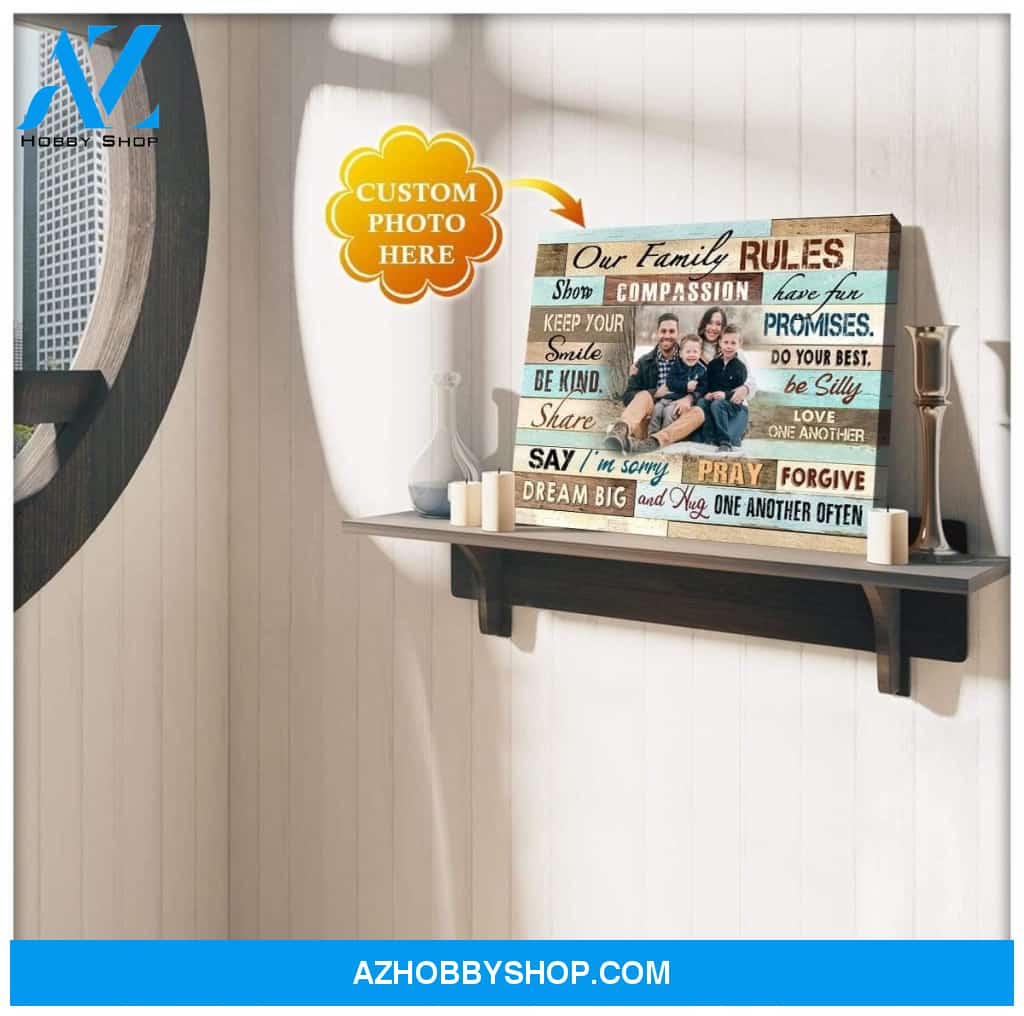 Personalized Our Family Wall Art Canvas