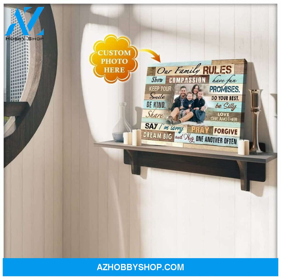 Personalized Our Family Wall Art Canvas