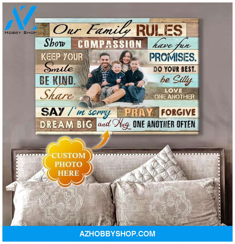 Personalized Our Family Wall Art Canvas