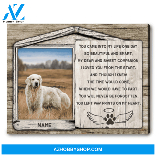 Personalized Pet Loss Gift Loss Of Pet Sympathy Gift Custom Pet Photo Memorial Gift