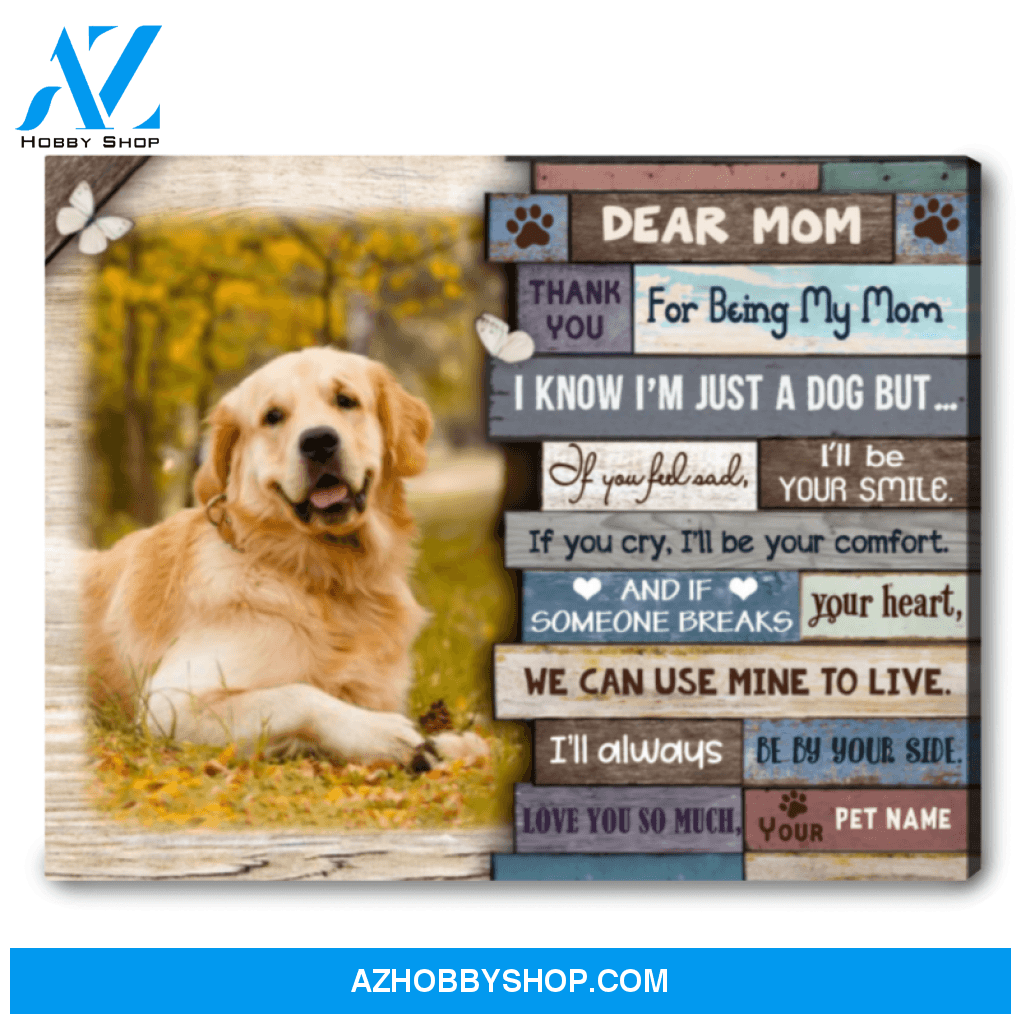 Personalized Pet Portrait Dog Mom Gifts Unique Gift For Mother Day Ohcanvas