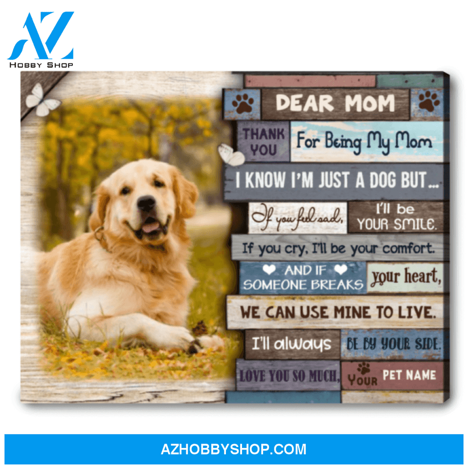 Personalized Pet Portrait Dog Mom Gifts Unique Gift For Mother Day Ohcanvas