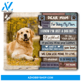 Personalized Pet Portrait Dog Mom Gifts Unique Gift For Mother Day Ohcanvas