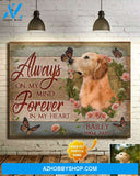 Personalized Photo Always On My Mind Canvas Wall Art Decor
