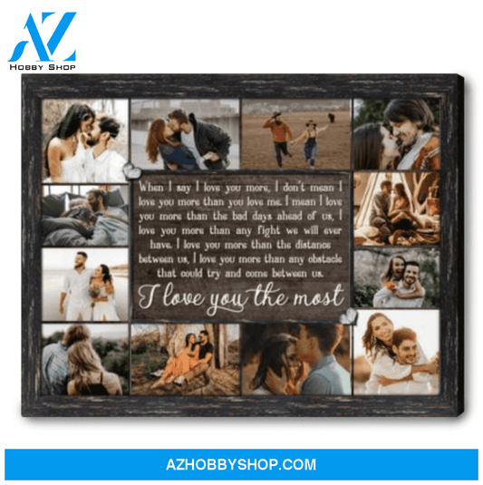 Personalized Photo Collage Canvas Personalized Gifts For Him With Pictures