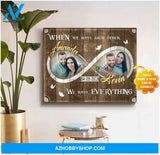 Personalized Photo Name and Year When we We have everything Canvas For Couple Wall Art Decor