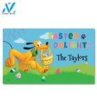 Personalized Pluto Easter Delight Doormat - 18" x 30"