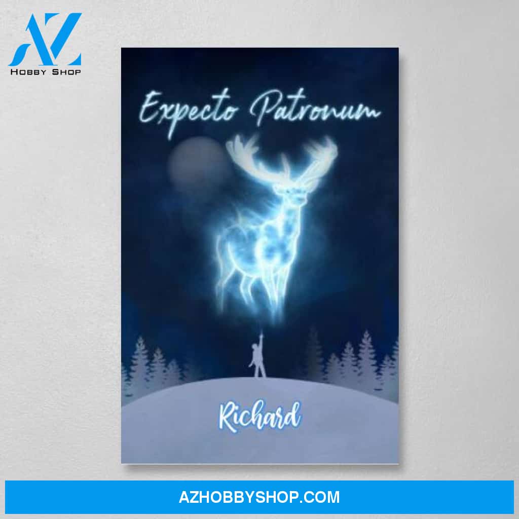 Personalized Poster, Canvas, HP Patronus Gifts for HP Lovers