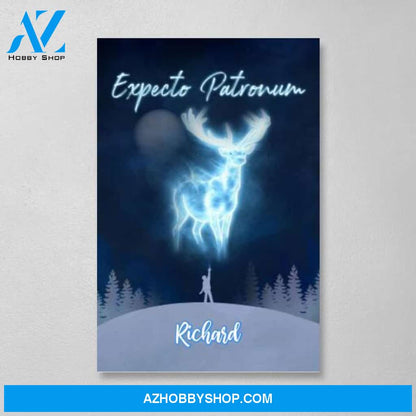Personalized Poster, Canvas, HP Patronus Gifts for HP Lovers