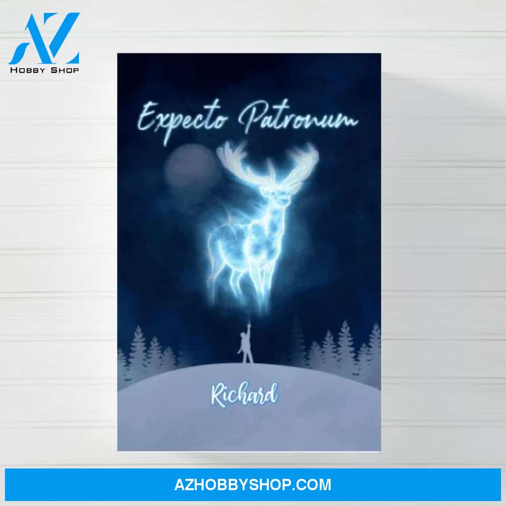 Personalized Poster, Canvas, HP Patronus Gifts for HP Lovers