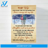 Personalized Poster, Canvas, To My Wife, Christmas Gift for Old Couple