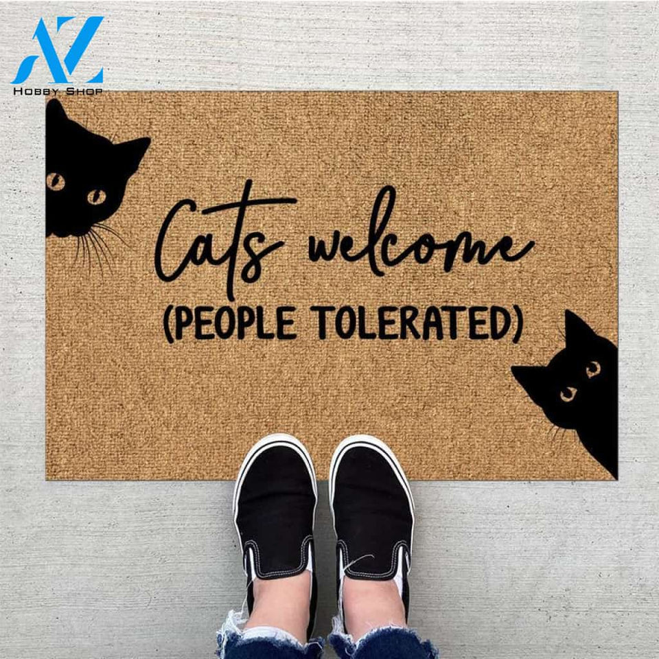 Personalized Quotes Cat Doormat, Cat Welcome Doormat, Custom Kitten Mats, Gift Ideas For Cat Lovers, New Home Gift