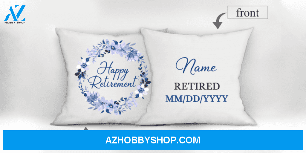 Personalized Retirement Gift For Her Beautiful Quality Pillow